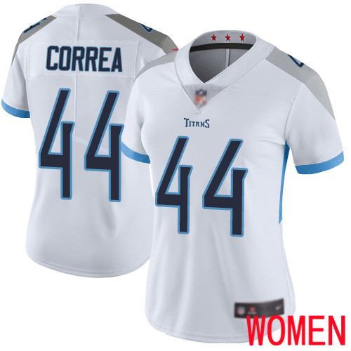 Tennessee Titans Limited White Women Kamalei Correa Road Jersey NFL Football #44 Vapor Untouchable->youth nfl jersey->Youth Jersey